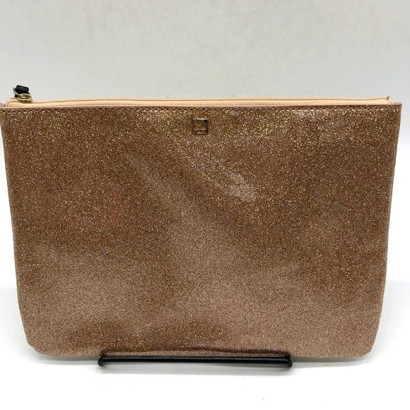 MWOTS- Kate Spade ♠️ cosmetic/clutch glitter clear coating and gold hardware - Picture 4 of 6